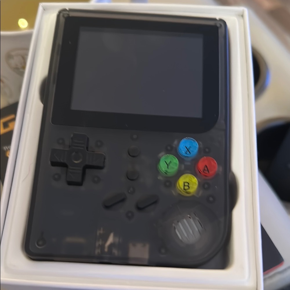 Retro Handheld Gaming Console - Black